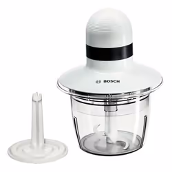 Bosch MMR08A1, 0,8 L, Anthracite, Blanc, Plastique, Acier inoxydable, 400 W, 195 mm