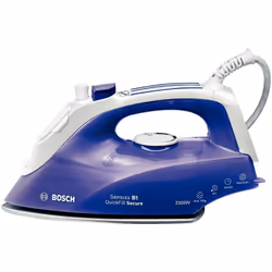 Bosch TDA2680, Fer à repasser à sec ou à vapeur, Semelle Palladium, 3 m, 100 g/min, Violet, Blanc, 0,29 L