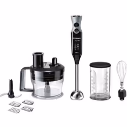 Bosch MSM67190, Mélangeur par immersion, Fonction d'impulsion, 1,4 m, 750 W, Noir, Gris