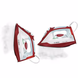 Bosch TDA3024010 fer à repasser Fer à vapeur Semelle en céranium glissée 2400 W Rouge, Blanc - Vue supplémentaire 4