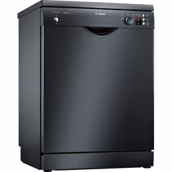 Bosch Serie 2 SMS25AB00G, Pose libre, Taille maximum (60 cm), Noir, Noir, Boutons, Rotatif, LED