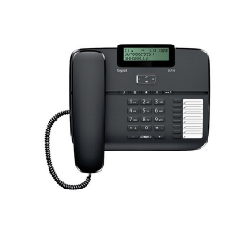 Gigaset DA710 téléphone Téléphone analogique Identification de l'appelant Noir
