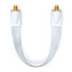 deleyCON MK3305 câble coaxial 0,26 m F Blanc