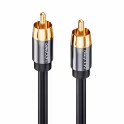 deleyCON MK3439 câble audio 7,5 m RCA Noir
