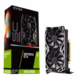 EVGA 06G-P4-1068-KR carte graphique NVIDIA GeForce GTX 1660 SUPER 6 Go GDDR6