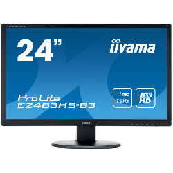 iiyama ProLite E2483HS-B3 LED display 61 cm (24") 1920 x 1080 pixels Full HD Noir (E2483HS-B3)