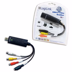 LogiLink VG0001A, NTSC,PAL, 150 g, 186 mm, 170 mm, 40 mm