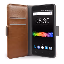 Swisstone Uni Slide coque de protection pour téléphones portables 12,7 cm (5") Folio Marron - Vue supplémentaire 4
