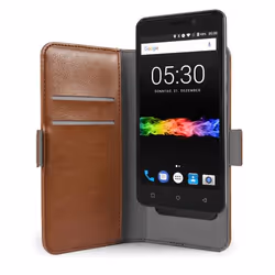 Swisstone Uni Slide coque de protection pour téléphones portables 12,7 cm (5") Folio Marron - Vue supplémentaire 5