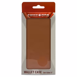 Swisstone Uni Slide coque de protection pour téléphones portables 12,7 cm (5") Folio Marron - Vue supplémentaire 7