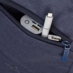 Rivacase 7760 sacoche d'ordinateurs portables 15.6" Étui sac à dos Bleu - Vue supplémentaire 6