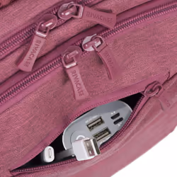 Rivacase 7760 sacoche d'ordinateurs portables 15.6" Étui sac à dos Rouge - Vue supplémentaire 8