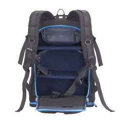Rivacase 7890 sacoche d'ordinateurs portables 40,6 cm (16") Étui sac à dos Noir, Bleu - Vue supplémentaire 4