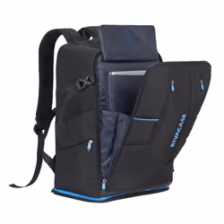 Rivacase 7890 sacoche d'ordinateurs portables 40,6 cm (16") Étui sac à dos Noir, Bleu - Vue supplémentaire 6