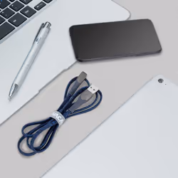 Rivacase PS6100 BL12 câble USB 1,2 m USB 2.0 Micro-USB B USB A Bleu - Vue supplémentaire 5