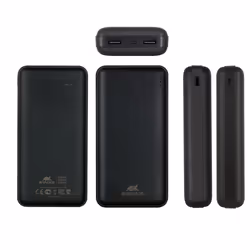 Rivacase VA2120 banque d'alimentation électrique Lithium Polymère (LiPo) 20000 mAh Noir