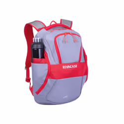 Rivacase Mercantour sac à dos Sac à dos normal Gris, Rouge Nylon - Vue supplémentaire 6