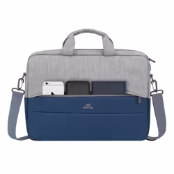 Rivacase 7532 sacoche d'ordinateurs portables 15.6" Malette Bleu, Gris - Vue supplémentaire 15