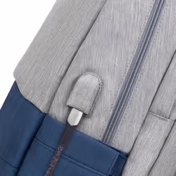Rivacase 7567 43,9 cm (17.3") Coque Gris, Marine - Vue supplémentaire 7