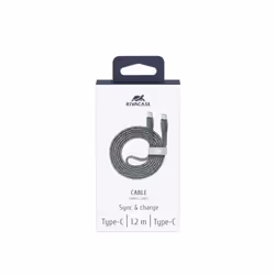 Rivacase PS6105 GR12 câble USB USB 2.0 1,2 m USB C Gris - Vue supplémentaire 4