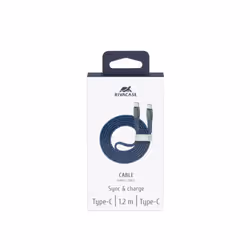 Rivacase PS6105 BL12 câble USB USB 2.0 1,2 m USB C Bleu - Vue supplémentaire 4