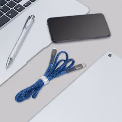 Rivacase PS6105 BL12 câble USB USB 2.0 1,2 m USB C Bleu - Vue supplémentaire 8
