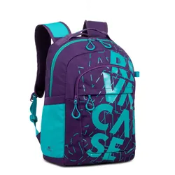 Rivacase Heide sacoche d'ordinateurs portables 15.6" Sac à dos Bleu, Violet