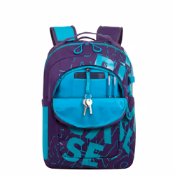 Rivacase Heide sacoche d'ordinateurs portables 15.6" Sac à dos Bleu, Violet - Vue supplémentaire 13
