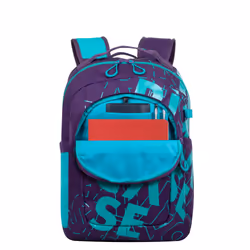 Rivacase Heide sacoche d'ordinateurs portables 15.6" Sac à dos Bleu, Violet - Vue supplémentaire 14