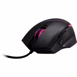 Inter-Tech GT-100 RGB, Droitier, Optique, USB Type-A, 6400 DPI, Noir