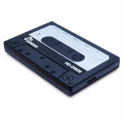 Inter-Tech HD-25620, Boîtier HDD, 2.5", SATA, Série ATA II, Série ATA III, 5 Gbit/s, Connectivité USB, Noir, Blanc