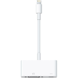 Apple MD825ZM/A câble vidéo et adaptateur VGA (D-Sub) Blanc