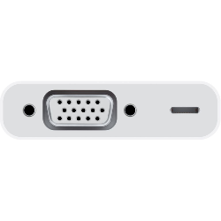 Apple MD825ZM/A câble vidéo et adaptateur VGA (D-Sub) Blanc
