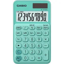 Casio SL-310UC-GN calculatrice Poche Calculatrice basique Vert