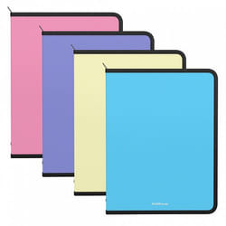 ErichKrause 50356 fichier Polypropylène (PP) Bleu, Rose, Violet, Jaune A4