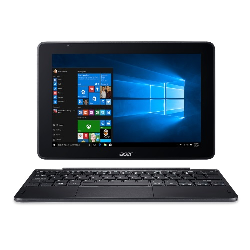 Acer One 10 S1003-198H Hybride (2-en-1) 25,6 cm (10.1") Écran tactile WXGA Intel Atom® x5-Z8300 2 Go DDR3L-SDRAM 32 Go Flash Wi-Fi 4 (802.11n) Windows 10 Home Noir