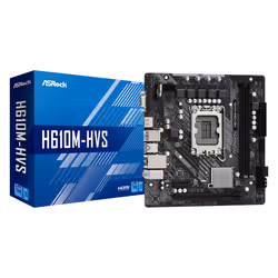 Asrock H610M-HVS, Intel, LGA 1700, Intel® Celeron®, Intel® Core™ i3, Intel® Core™ i5, Intel® Core™ i7, Intel® Core™ i9, Intel ...