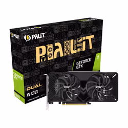 Palit NE51660018J9-1161C carte graphique NVIDIA GeForce GTX 1660 6 Go GDDR5