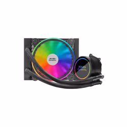 Mars Gaming ML120 système de refroidissement d’ordinateur Processeur Refroidisseur de liquide tout-en-un 12 cm Noir
