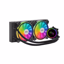 Mars Gaming ML240, Refroidisseur de liquide tout-en-un, 12 cm, 69,2 cfm, Noir