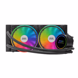 Mars Gaming ML240 système de refroidissement d’ordinateur Processeur Refroidisseur de liquide tout-en-un 12 cm Noir