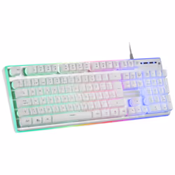 Mars Gaming MCPXWFR clavier USB Français Blanc - Vue supplémentaire 4