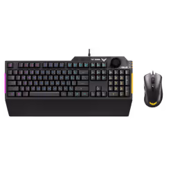Ensemble Clavier et Souris filaire Asus TUF Gaming Combo CB02 - Clavier - Interrupteur à clé du clavier Membrane - Facteur de ...