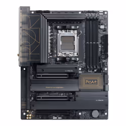 ASUS ProArt X670E-CREATOR WIFI, AMD, Emplacement AM5, DDR5-SDRAM, 128 Go, DIMM, 4800,5000,5200,5400,5600,5800,6000,6200,6400  ...