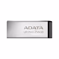 ADATA UR350, 256 Go, USB Type-A, 3.2 Gen 1 (3.1 Gen 1), 100 Mo/s, Sans capuchon, Noir, Argent