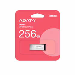 ADATA UR350 lecteur USB flash 256 Go USB Type-A 3.2 Gen 1 (3.1 Gen 1) Noir, Argent - Vue supplémentaire 5