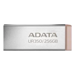 ADATA UR350 lecteur USB flash 256 Go USB Type-A 3.2 Gen 1 (3.1 Gen 1) Marron, Acier inoxydable