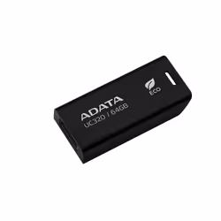 ADATA UC320 lecteur USB flash 64 Go USB Type-A 3.2 Gen 1 (3.1 Gen 1) Noir
