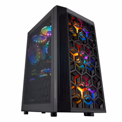 Mars Gaming MCMESH, PC, Noir, micro ATX, Mini-ITX, Bleu, Vert, Rouge, 16 cm, 32 cm