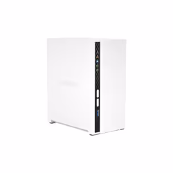 Serveur NAS Mini Tour Ethernet/LAN Blanc Cortex-A55 - Stockage Fiable et Rapide